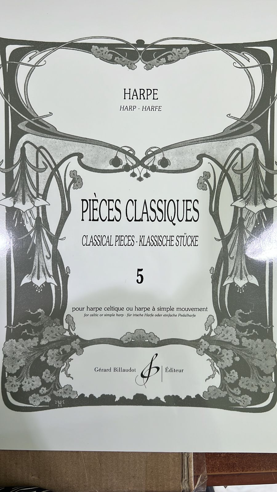 PRODUCTS Pieces Classiques Pour Harpe Vol 5